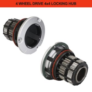 4WD Manual Locking Hub Compatible with Ford F250 F350 F450 F550 Super Duty 2005-2020 Replaces 600-220 BC3Z3B396B BC3Z-3B396-B(2PCS)