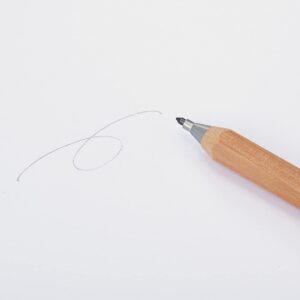 MUJI Wooden Shaft 2mm Lead Mechanical Pencil HB with Refill Leads (3 leads) Thick Lead School Supply