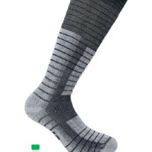 Eurosock Standard ECO Lite Weight Snow Board Socks, White/Black, SM (Men's Shoe 4-7 Women's Shoe 5-8)