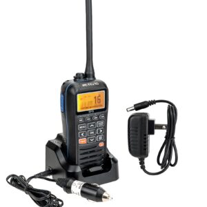 Retevis RM40 Handheld Marine Radio with GPS, DSC Radio Marine,Boat Radio Floating IP67 Submersible Waterproof,Mob,NOAA Weather Alert,1500mAh,Marine Radio Handheld with Distress for Boats Coast Guard