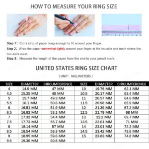 JAJAFOOK Stainless Steel Tarot Numerology Angel Number Ring, 000,111,222,333,444,555,666,777，888,999 Mysterious Tarot Numerology Ring for Women-Gold 333