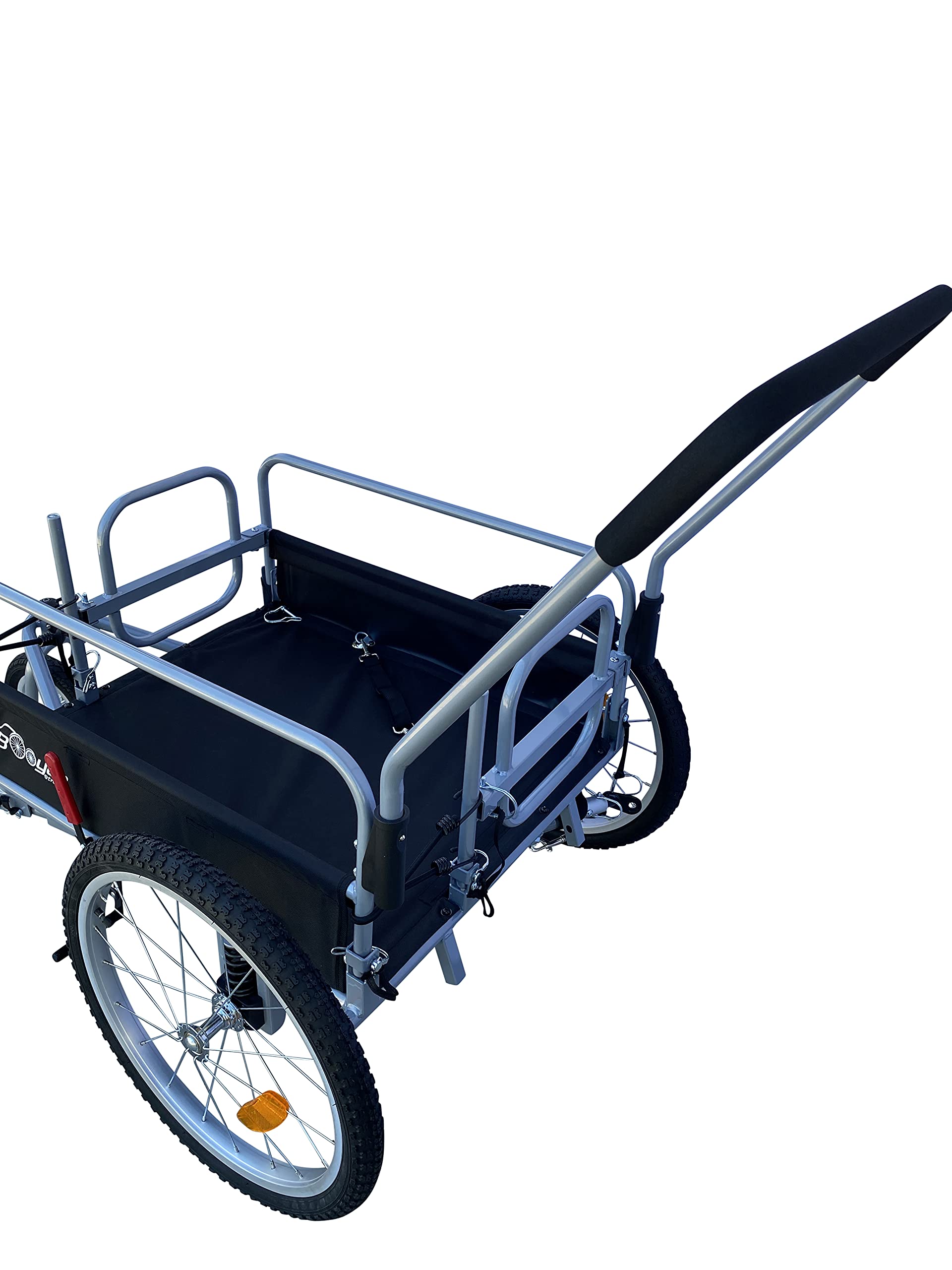 Booyah’s Cargo Stroller and Bicycle Bike Trailer Suspension Beach Sport Cart