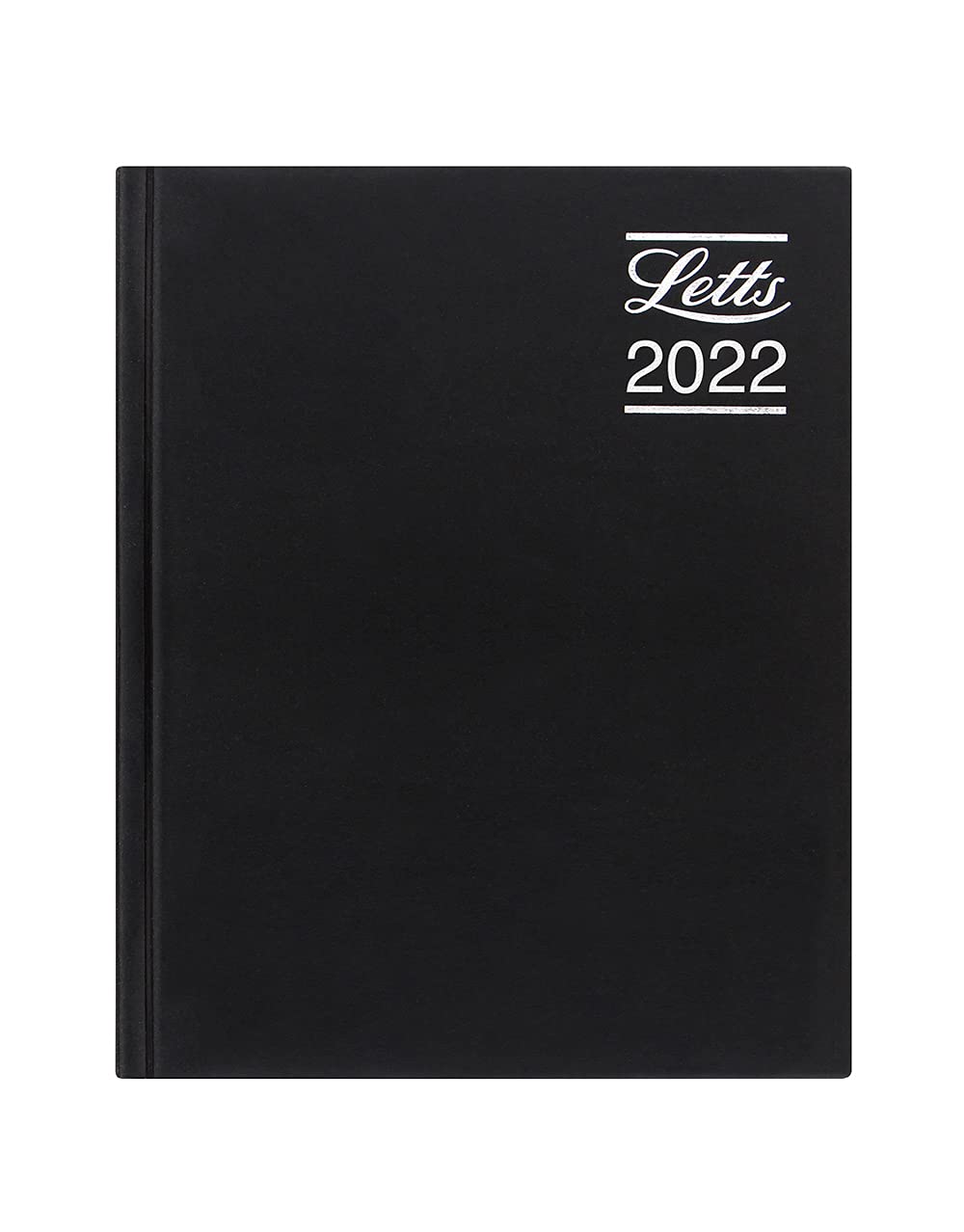 Letts of London Rhino 2022 Diary - A5 Day to a Page with appointments - Black 22-TR1XABK