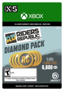 riders republic coins diamond pack - 6,600 credits - xbox [digital code]