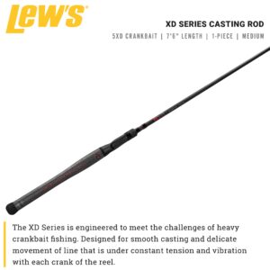 Lew's XD Series 7'6"-1 Med. HVY. Crankbait Casting Rod