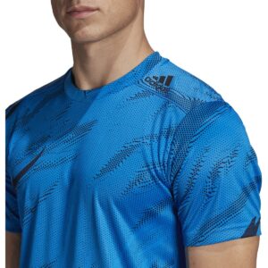 adidas Men's Designed 4 Training All Over Print Tee, Blue Rush, XX-Large