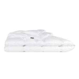 Serta Down Illusion Lightweight Hypoallergenic Down Alternative Comforter with Corner Loops, Full/Queen, White