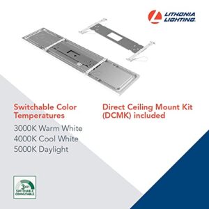 Lithonia Lighting CPANL 2X2 33LM SWW7 120 TD DCMK 2 Ft. x 2 Ft. LL CPANL LED Flat Panel with 3300 Lumens and 3500 to 5000K Switchable CCT with Direct Ceiling Mount Bracket