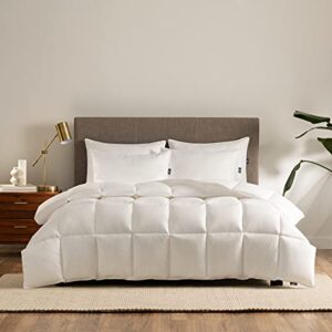 serta down illusion all season hypoallergenic down alternative comforter with corner loops, twin/twin xl, white