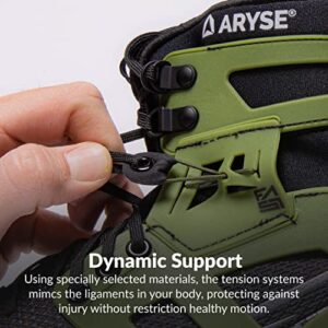 ARYSE XFAST - Cleat Ankle Brace & Stabilizer - Superior Ankle Support for Men and Women. Football, Soccer, Lacrosse, Rugby & More - (Medium, Frosted, Pair)