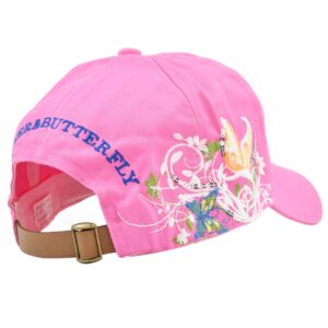 Trucker Hats California H Womens Hat Trendy Creativity Flowers Butterfly Sequins Embroidered Baseball Cap Pink