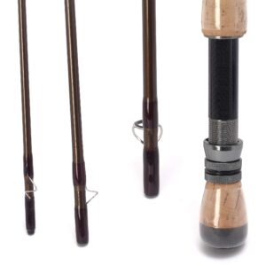 Fly Fishing Rod 9ft 4 Sections 7-8wt Fly Rod Carbon Fiber Blanks Light Weight Medium Fast Action Freshwater Fishing, fly904 7-8