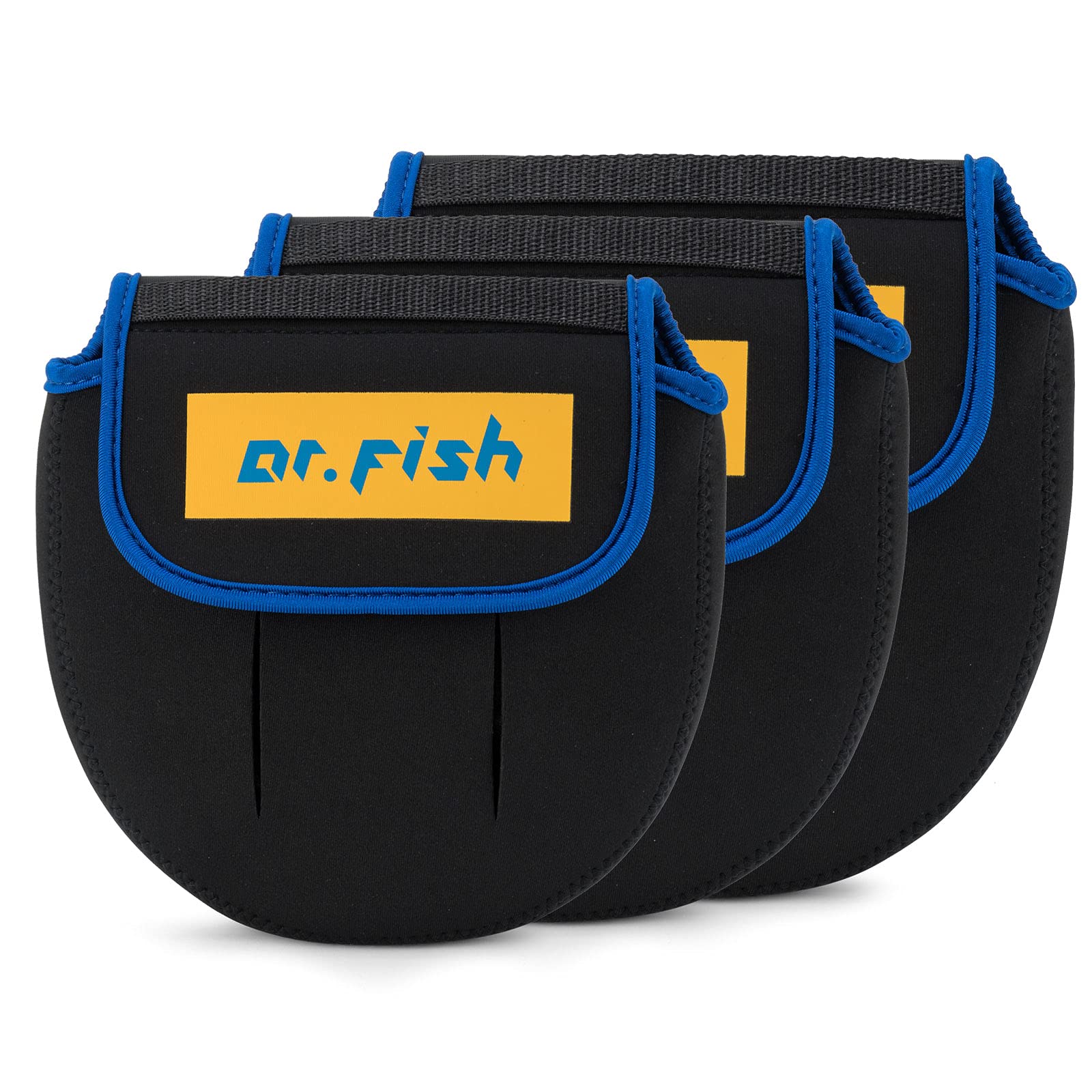 Dr.Fish Fishing Reel Cover Spinning Reel Case Bag Reel Glove Neoprene Water Holder Fits 1000 2000 3000 4000 5000 6000 Spinning Reel Mixed Size