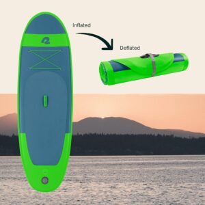 Retrospec Weekender-Nano 8ft. Inflatable Stand Up Paddleboard,Marine Blue