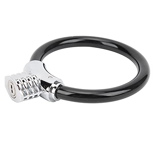 Cycling Cable Lock, Bicycle Lock Compact with 2 Keys for Mountain Bike for Road Bike