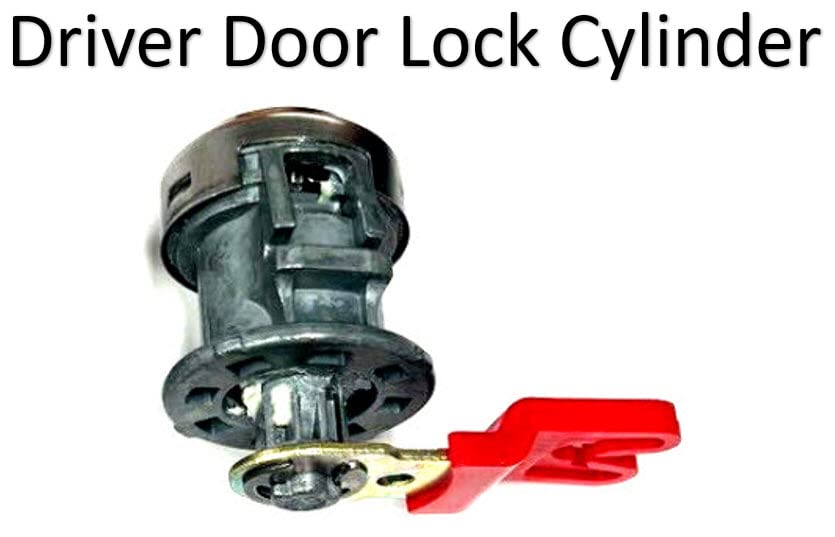 C-42-195 for Select Ford Ignition Switch Lock Cylinder + Three (3) Door Lock Cylinder W/2 Ford Logo Keys