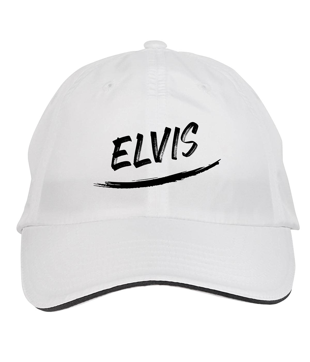 Makoroni - Elvis Name Hat Adjustable Cap, DesG46 White