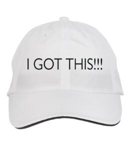 makoroni - i got this!!! hat adjustable cap, desf68 white