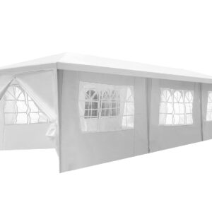 FDW 10'x30' Canopy Tent, Outdoor Wedding Tent Water-Proof Party Tent with 8 Removable Walls for Parties Wedding Camping