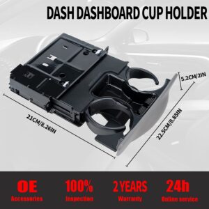 Dash Dashboard Cup Holder Gray Replacement for 1999-2004 Ford F250 F350 F450 F550 Super Duty Excursion Replaces# YC3Z-2513560-CAD YC3Z2513560CAD