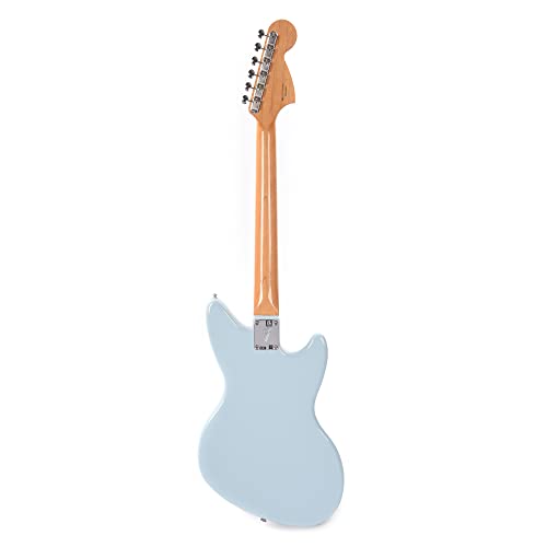 Fender Kurt Cobain Jag-Stang Electric Guitar, with 2-Year Warranty, Sonic Blue, Rosewood Fingerboard, Left-Handed