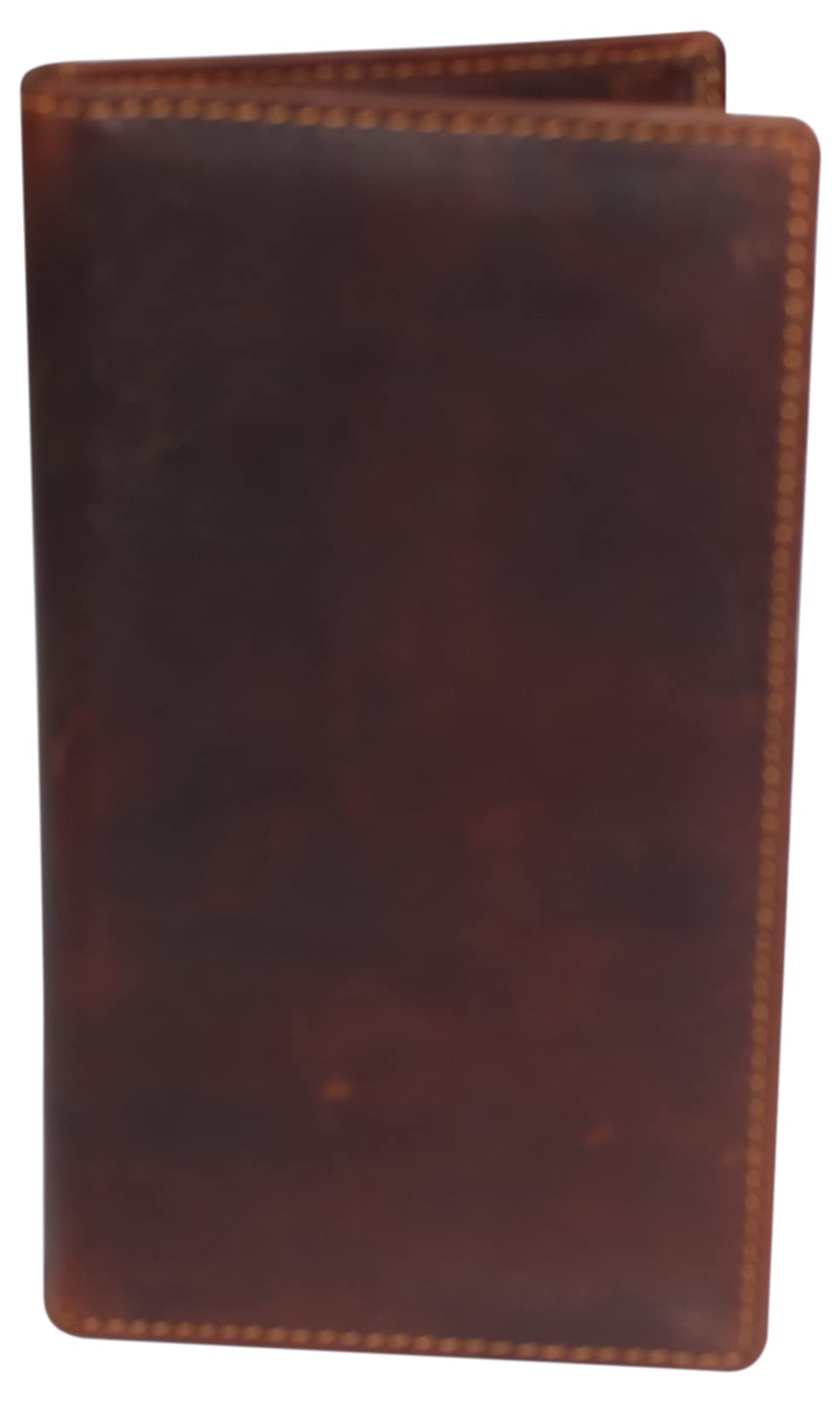 Swiss Marshall RFID Blocking Bifold Genuine Leather Credit Card ID Holder Long Wallet (Cazoro Brown)