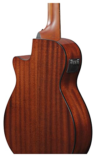 Ibanez AEGB24E Acoustic Electric Bass, Mahogany Sunburst Gloss