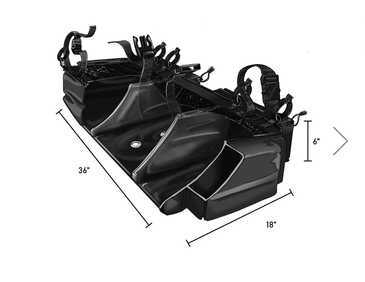 FISHMASTER MARINE TOWERS AND ACCESSORIES T-Top Storage Bag - Holds 6 Type II Life Jackets (Not Included)