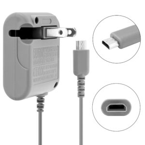 Funturbo DS Lite Charger, DS Charger Cable NDS Lite AC Adapter for Nintendo NDSL DS Lite Power Cable & Charging Cord with Earbuds Kit 5.2V 450mA (110-240v)