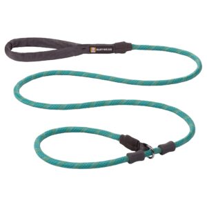 Ruffwear, Just-a-Cinch Dog Leash, 2-in-1 Lead Collar Combination, Aurora Teal