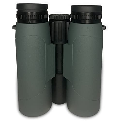 Astra Optix HBX1600B 10x42 1760 Yard Laser Rangefinder Binocular for Hunting, Shooting and Golf with Built-in Ballistics, Bright HD LCD, Fast 0.1s and Accurate +/1 yd. Ranging