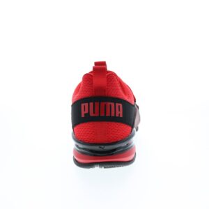 Puma Men's Axelion Interest Stripe Running Shoe High Risk Red/Puma Black 9.5