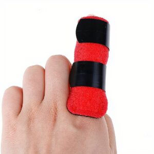 Finger splint , Trigger Finger Splint , Arthritis ​Injuries Splints Straightenin , Stabilize Arthritis Sprains , Adjustable Fixing Finger Fractures Splints, Finger Trigger Knuckle Protect 2 PCS(red)