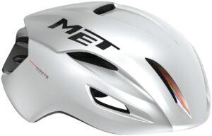 met manta mips helmet white holographic/glossy, m