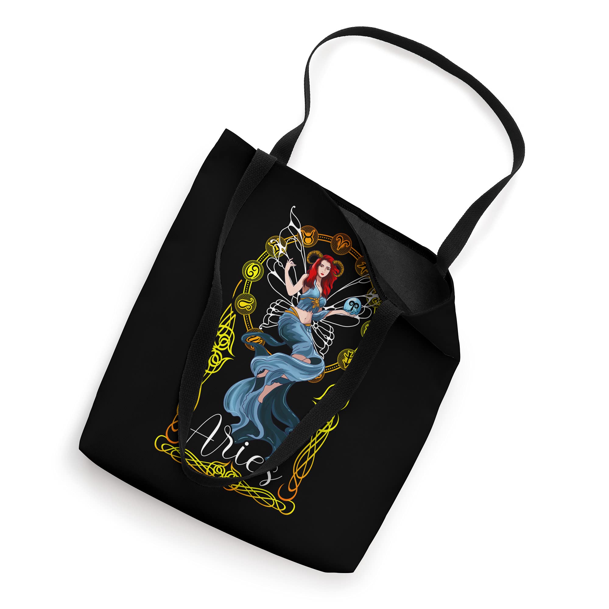 Aries Fairy Zodiac Birthday Anime Fairies Aries Tote Bag