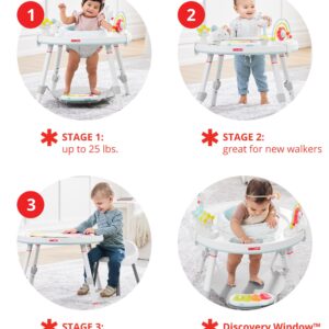 Skip Hop Baby 3-in-1 Grow with Me Set with Activity Center & Toddler Chairs, Silver Lining Cloud