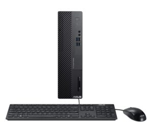 asus expertcenter d500sc small form factor desktop pc, intel core i5-11400, 16gb ddr4 ram, 256gb pcie ssd + 1tb hdd, tpm, windows 10 home, black, d500sc-ab504