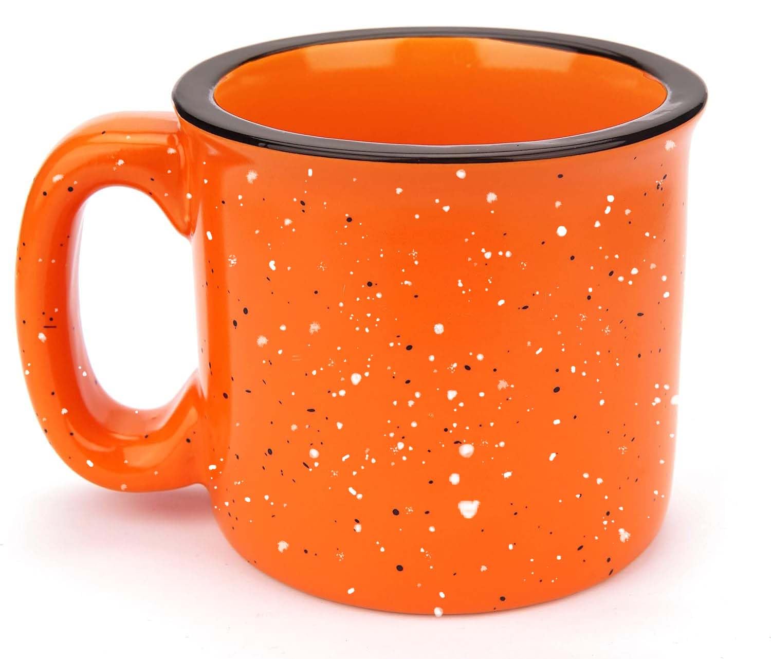 P.G Collin Cute Thanksgiving Fall Pumpkin Spice Coffee Mug for Women Men Kids – Large Orange Ceramic Camping Mug with 14OZ Capacity