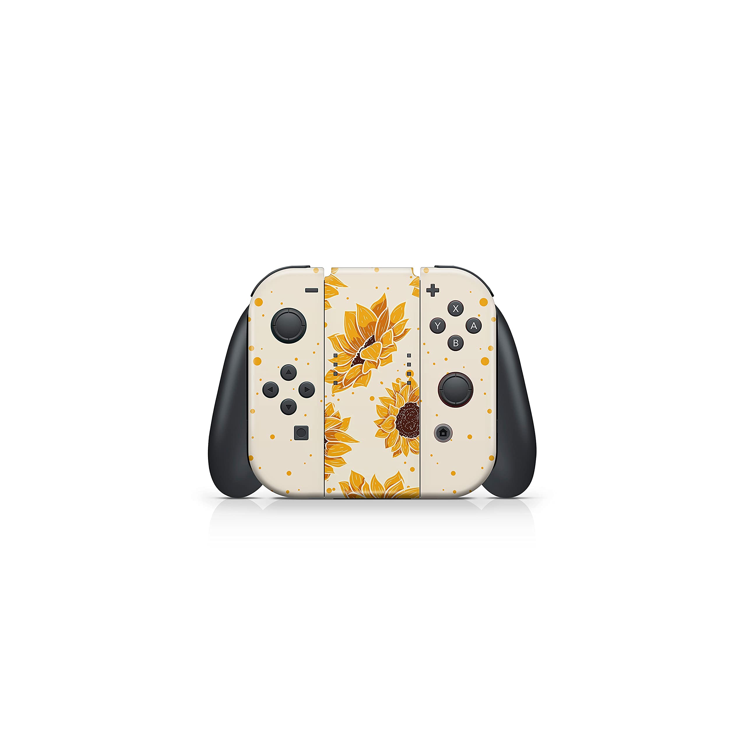 Tacky design Sunflowers Skin Compatible with Nintendo Switch Skin Decal, Yellow Skin Compatible with Nintendo Switch Stickers Vinyl 3m Full wrap Nintendo Switch Cover