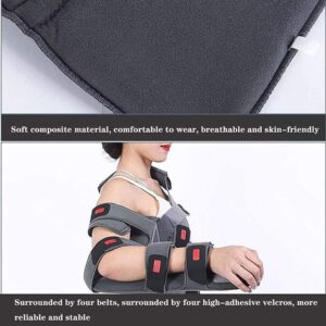 Shoulder Abduction Immobilizer Soft Comfortable Arm Sling Immobilizer for Shoulder Injury Torn Rotator Cuff Sublexion Surgery Dislocated Strains Tears Arm Sling with Waist Belt