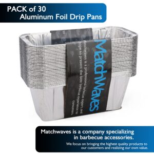 Matchwaves 30 Pack Blackstone Grease Cup Liners, Grease Catcher Liner, Aluminum Foil Drip Pan for 28 and 36 inch Blackstone Griddle