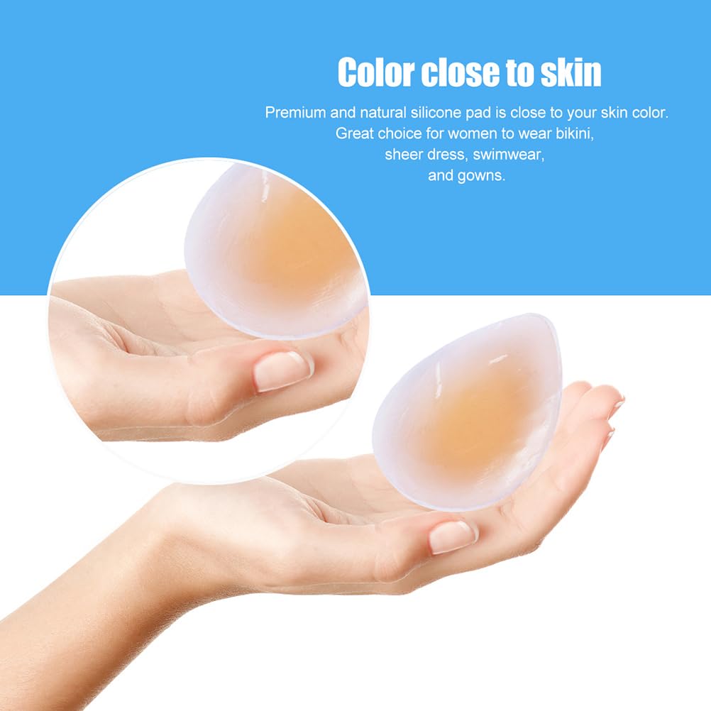 KESYOO 3Pcs Concealer Preventer Waterproof Private Silicone Pad Cover for Women Swimming Sticker Reusable Breast Underwear Pasties