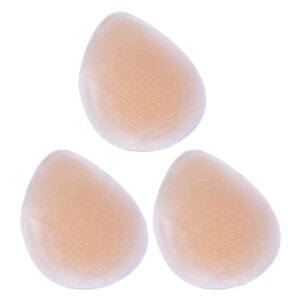 kesyoo 3pcs concealer preventer waterproof private silicone pad cover for women swimming sticker reusable breast underwear pasties