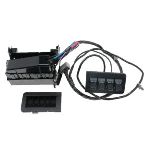 in-Dash Upfitter Switch Kit for Ford F250 F350 F450 F550 Super Duty 2008 2009 2010 Replace 9C3Z14A303A 9C3Z-14A303-A AL3Z-13D730-AA AL3Z13D730AA