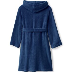 Lands' End K Unisex Solid Robe Deep Sea Navy Kids 10