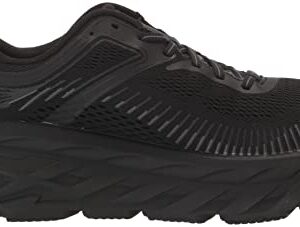 HOKA ONE ONE Bondi 7 Mens Shoes Size 10.5, Color: Black/Black