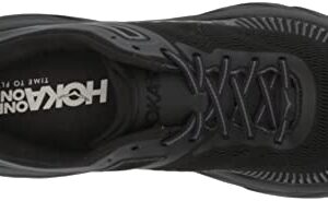 HOKA ONE ONE Bondi 7 Mens Shoes Size 9, Color: Black/Black