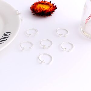 OEMOO Stainless Steel Rings for Women, Adjustable Initial Art Letter Rings Knuckle Rings, Stackable Alphabet Rings s（G）