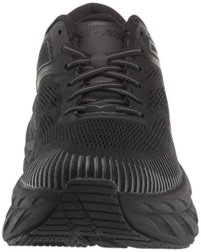 HOKA ONE ONE Bondi 7 Mens Shoes Size 10.5, Color: Black/Black