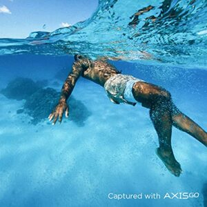 AquaTech AxisGO iPhone 12 Waterproof Phone Housing for Underwater Action Photography Snorkeling Surfing Travel Case - Deep Black